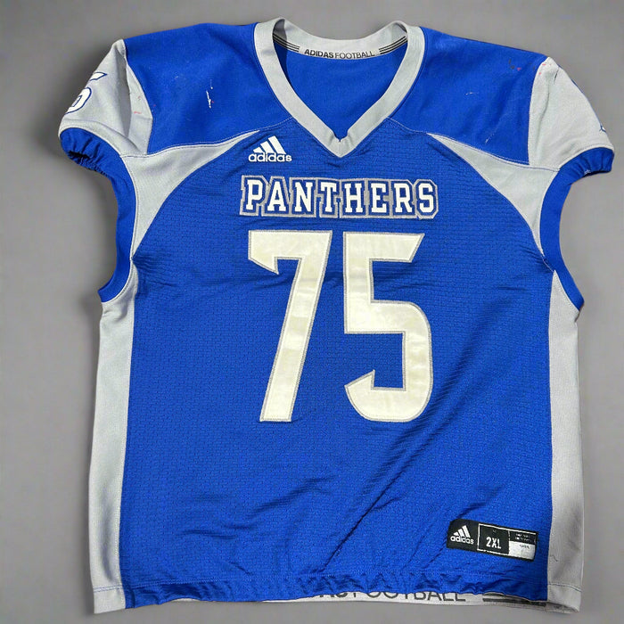 Retired Blue Panther Football Official Game Jerseys