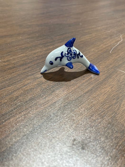 Blue & White Porcelain Trinkets. Small Animals. Range in size from 1" to 3"