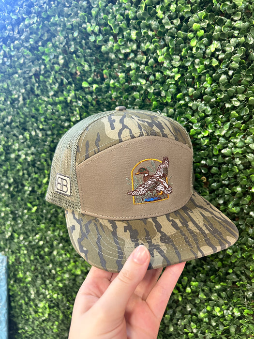 Embroidered Wood Duck with Frame Hats-3 Styles Available!