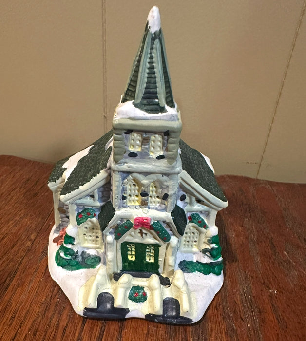 Vintage Ceramic Christmas Village Church