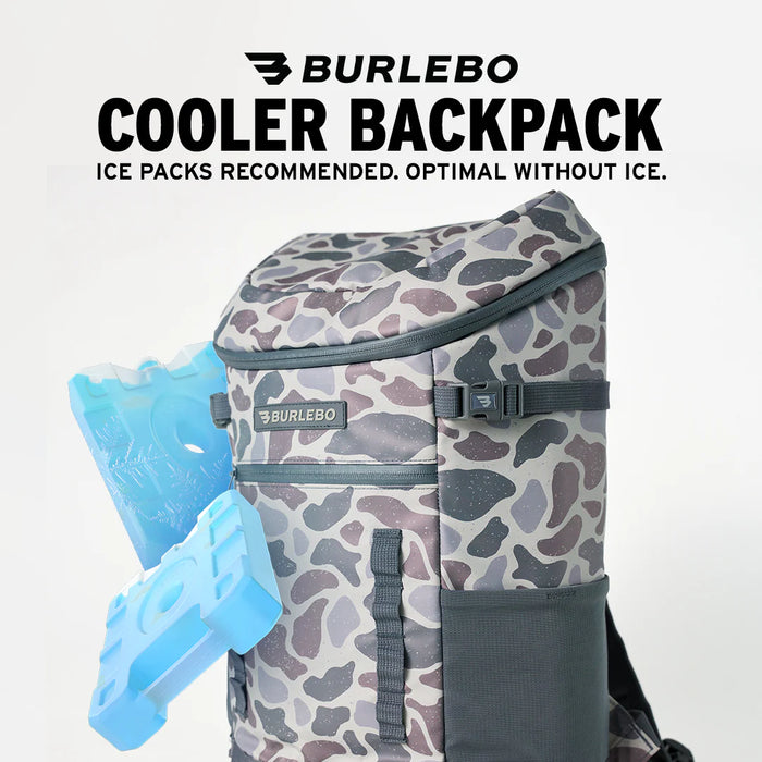 Cooler Backpack – Classic Deer Camo by Burlebo