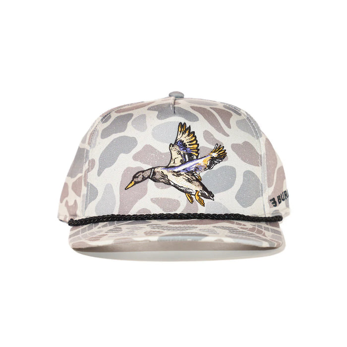 Cap – Diving Mallard Hat – Classic Deer Camo by Burlebo
