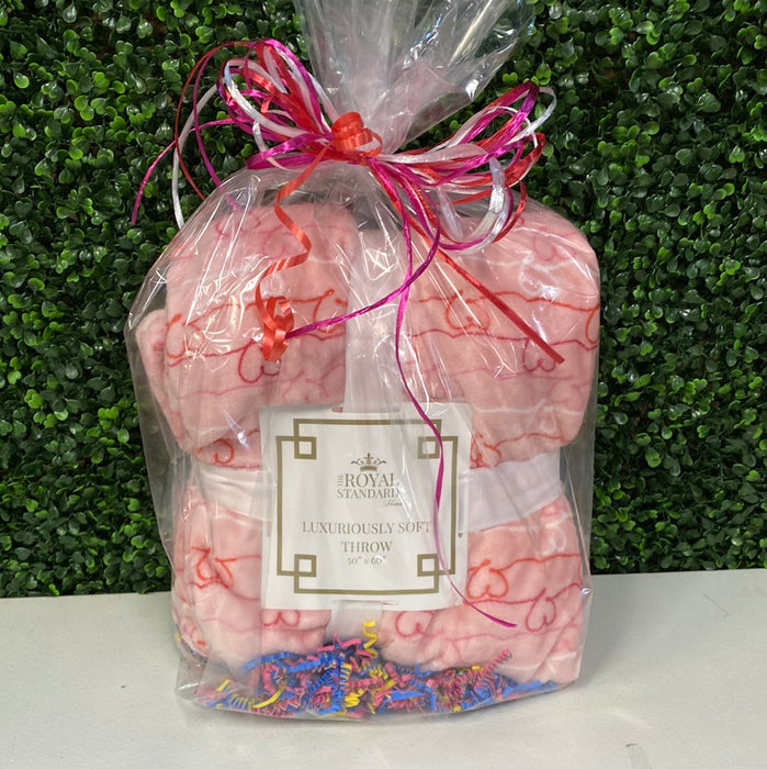 Valentine Blanket Gift Bag. Optional Free Delivery on Valentine’s Day