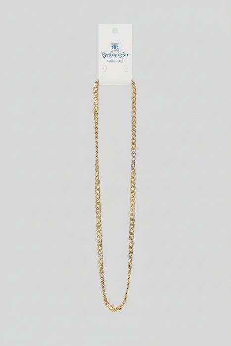 23" Gold & Silver Rope Chain Necklace