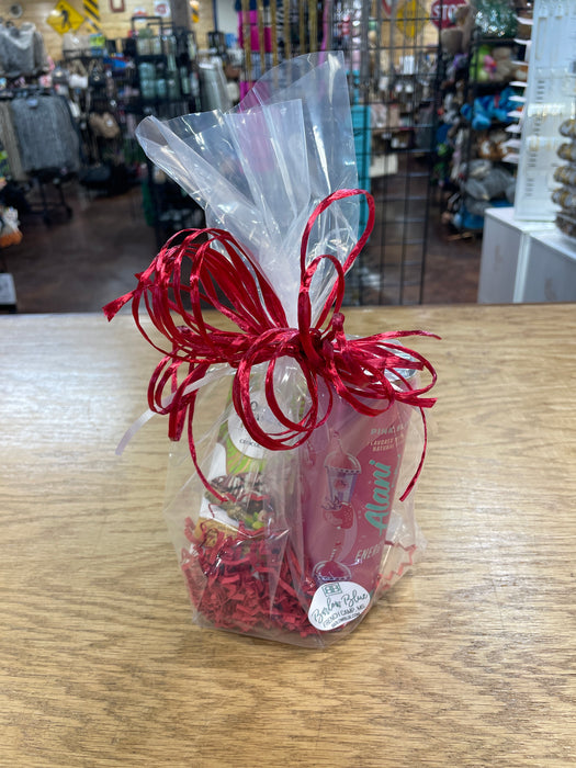 Ready to go Valentine Basket - Pink Slush  Alani and Pistachio Dubai Chocolate