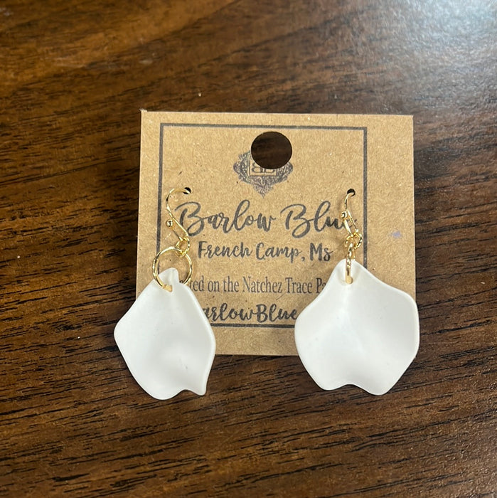 Polymer Petal Dainty Earrings