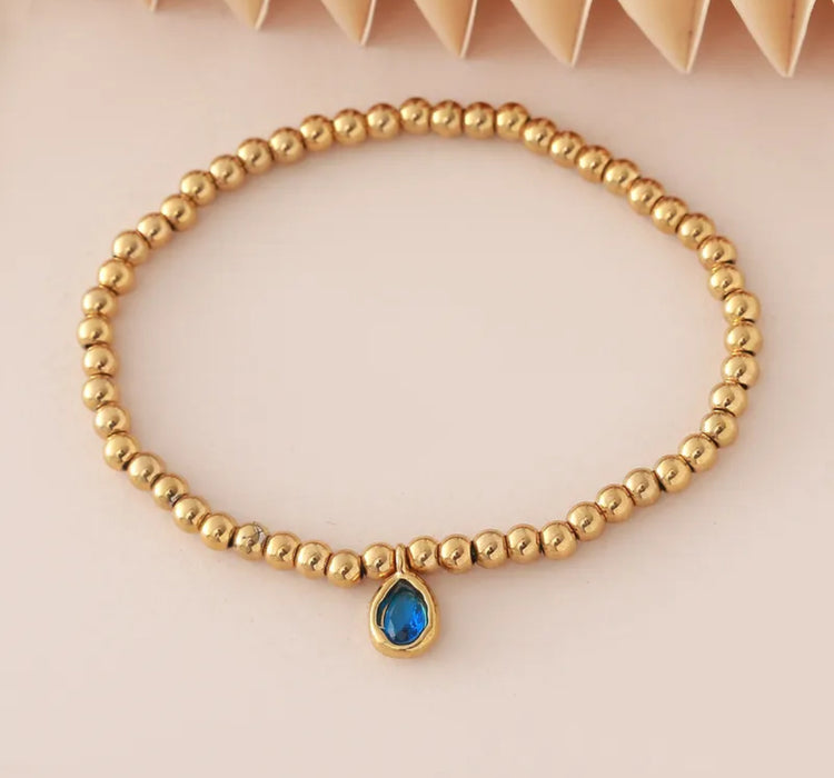 The Aura Drop Birthstone Bracelets (Waterproof)