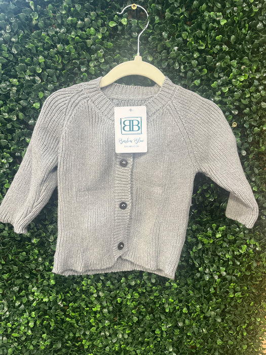 Cotton Knit Baby Sweaters with Wood Buttons- Available in 3 colors in 3 sizes!