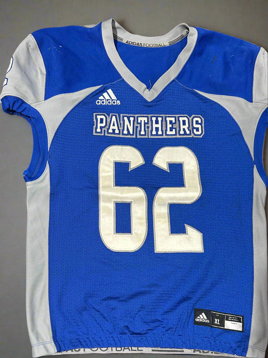 Retired Blue Panther Football Official Game Jerseys