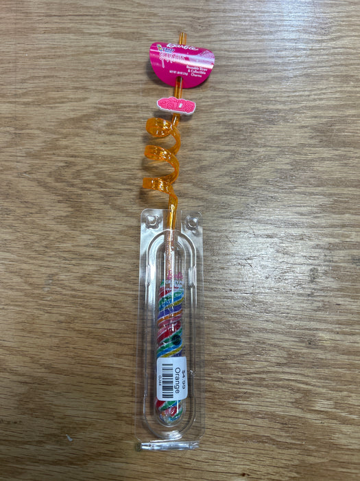 Barbie Crazy Pop Straw Suckers with Barbie Charm