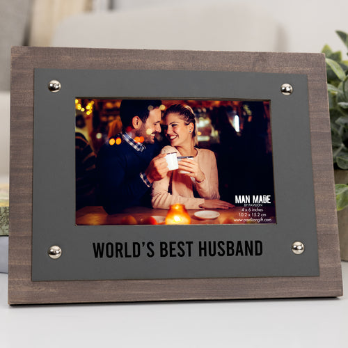 Worlds Best Husband (4x6) Picture Frame