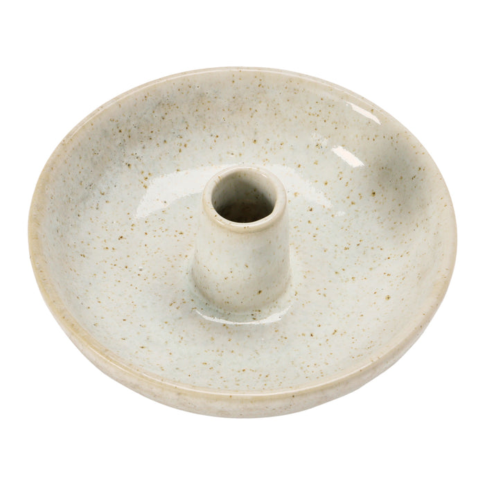 5” Stoneware Dish w/ Toothpick Holder