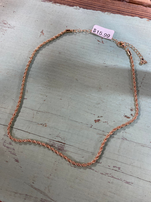 Twisted Cord Necklace