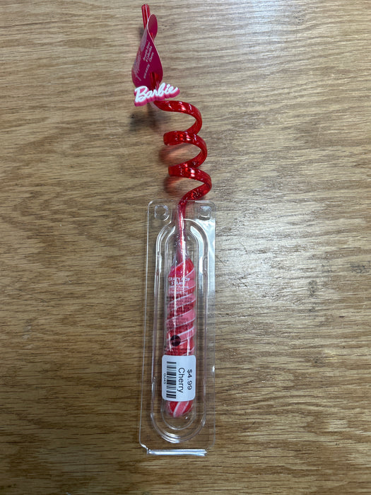 Barbie Crazy Pop Straw Suckers with Barbie Charm