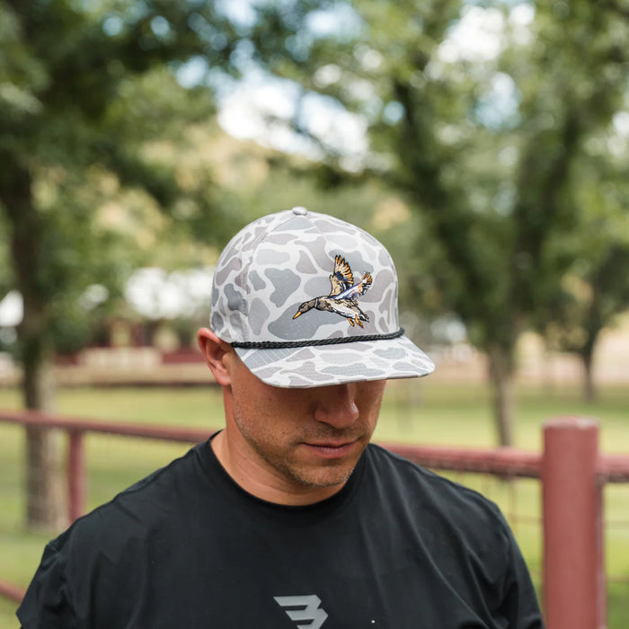 Cap – Diving Mallard Hat – Classic Deer Camo by Burlebo