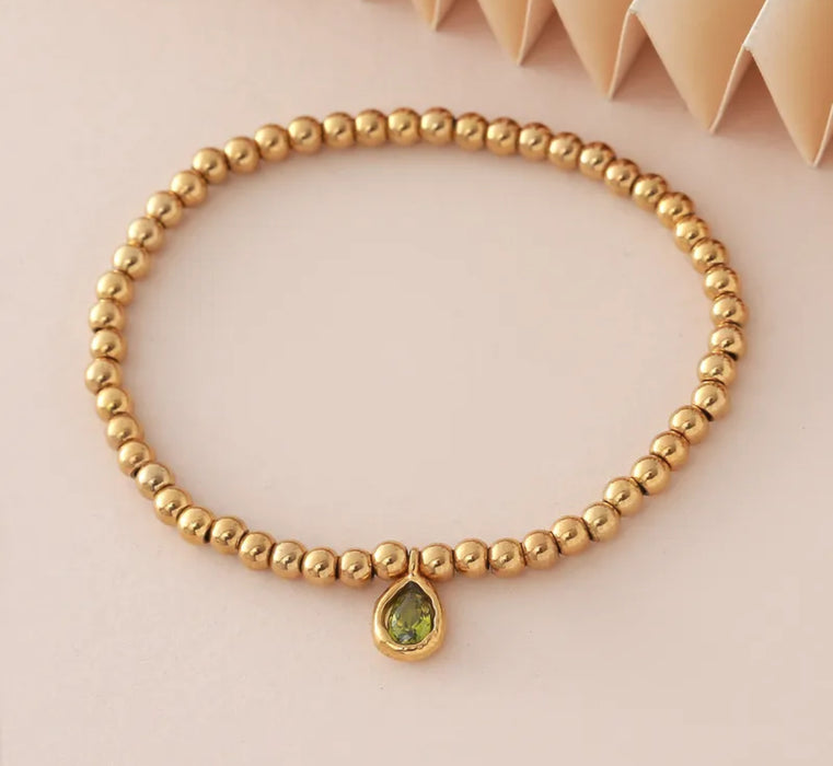 The Aura Drop Birthstone Bracelets (Waterproof)