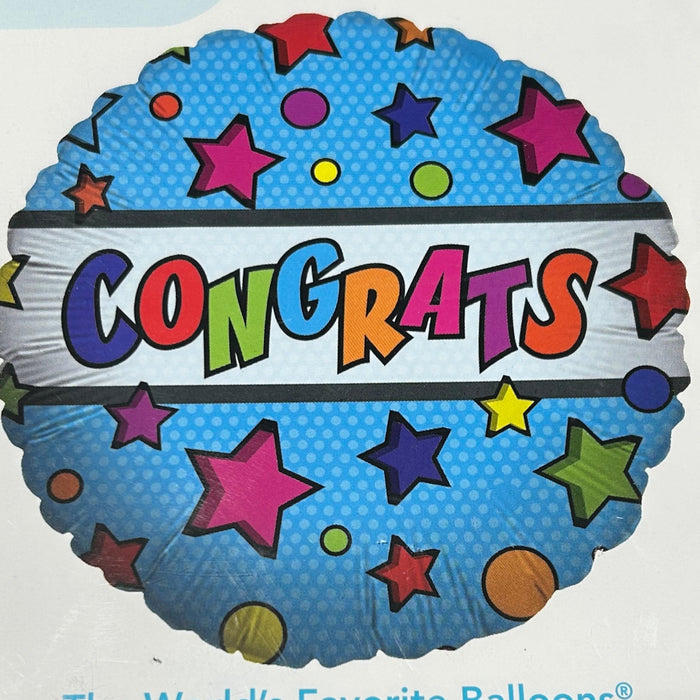 Congratulations Balloons.  Price Includes Helium