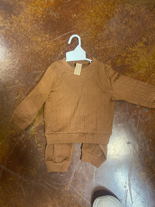 Graham Cable Knit 2 Piece Outfits for Boys.  6-9 Months through 4-5 Years.