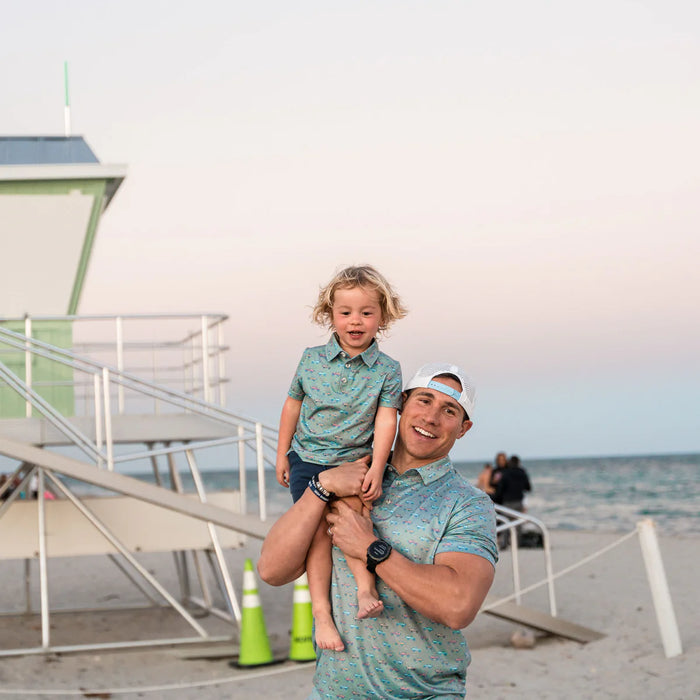 TODDLER/YOUTH Burlebo Vintage Cruiser Performance Polo