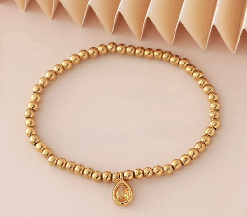 The Aura Drop Birthstone Bracelets (Waterproof)