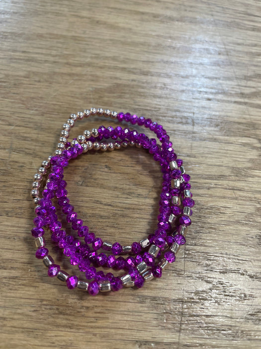 Two Toned Bracelets w/ Small Beads