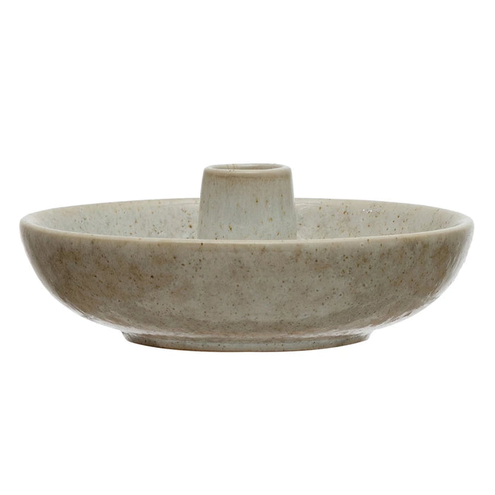 5” Stoneware Dish w/ Toothpick Holder