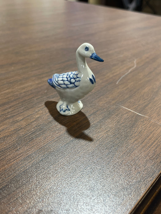 Blue & White Porcelain Trinkets. Small Animals. Range in size from 1" to 3"