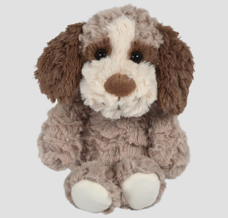Brown Puppy.  9.5" Stuffed Scruffy Buddy Plush