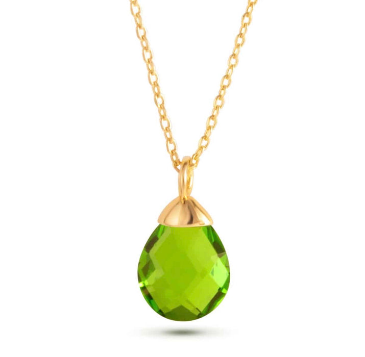 Birthstone Hanging Gold Charm Necklace-12 styles!