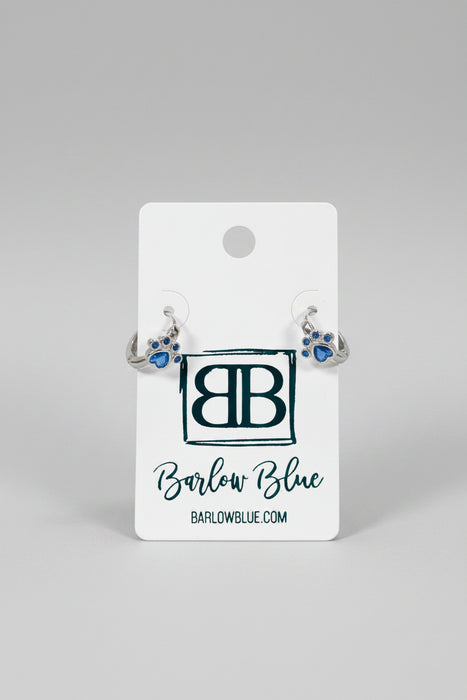 Paw Print Mini Hoop Earrings- 2 Colors Available!