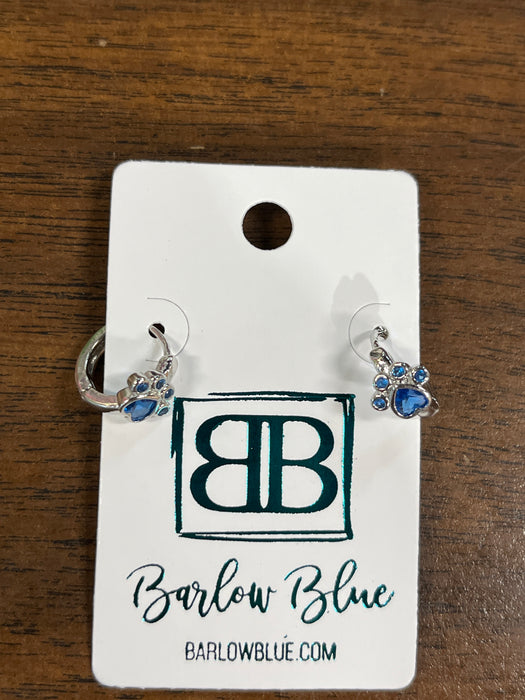 Paw Print Mini Hoop Earrings- 2 Colors Available!