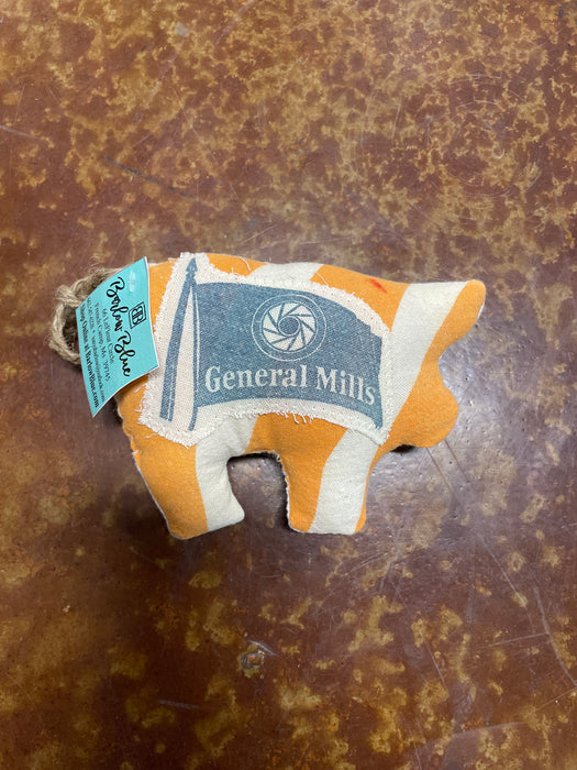 Miniature Hand Sewn Farm Animals.  Made from Fun Fabric or Vintage Feed Sacks.