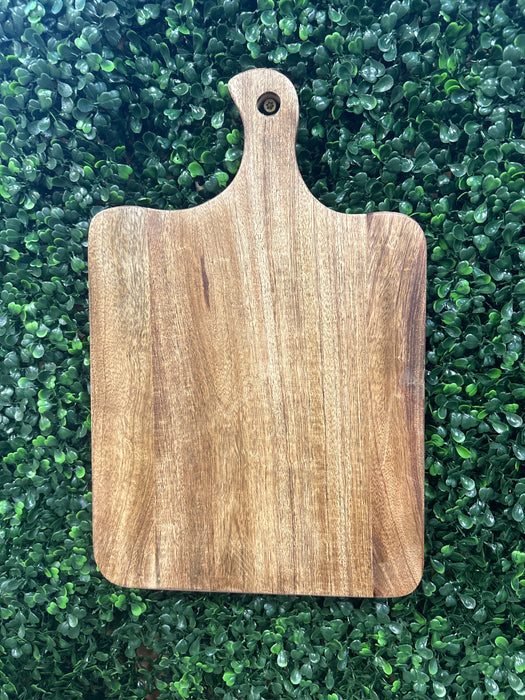 Curved Wood Square Chopping Board— Can be personalized for an additional $10