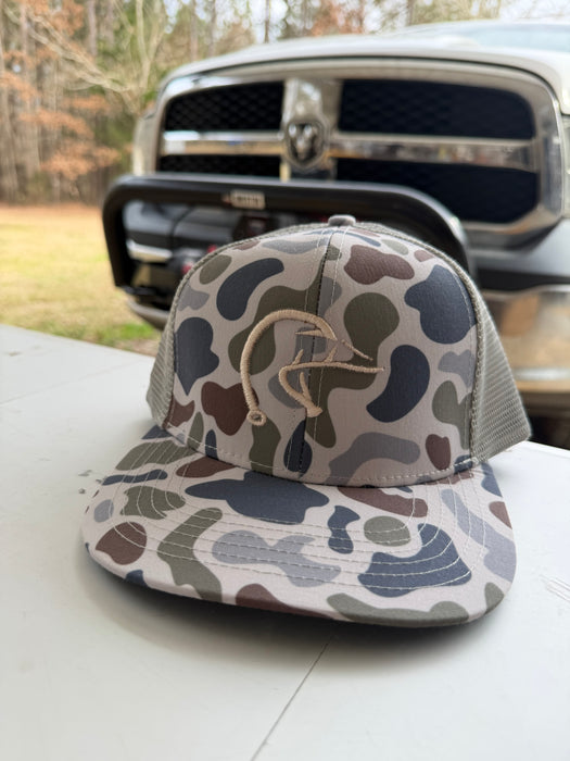 Embroidered Duck Head with Antler & Hook Hats - Multiple Styles Available!