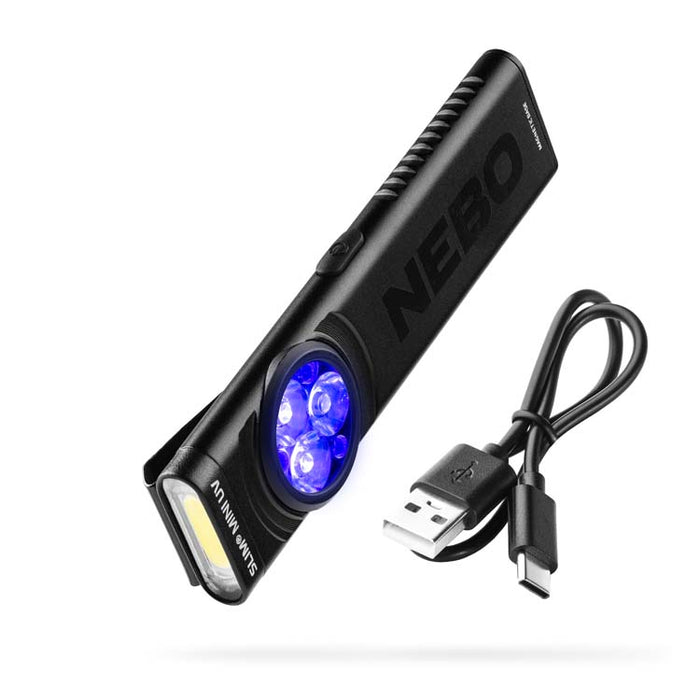 Slim Mini UV 2-IN-1 Rechargeable Pocket Light