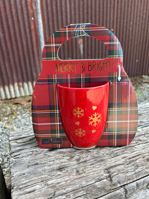 Christmas Mug + Keychain Gift Set