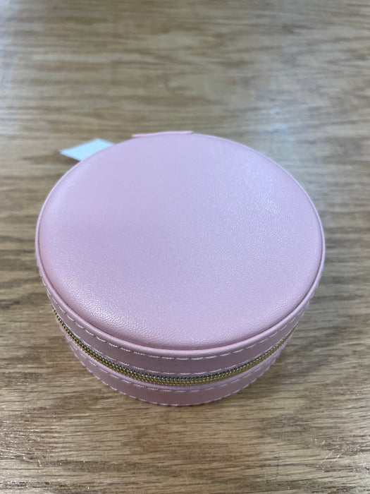 Smooth Finish Personalized Small Zip Up Jewelry Box- Available in Different Colors!   *Personalization Included!