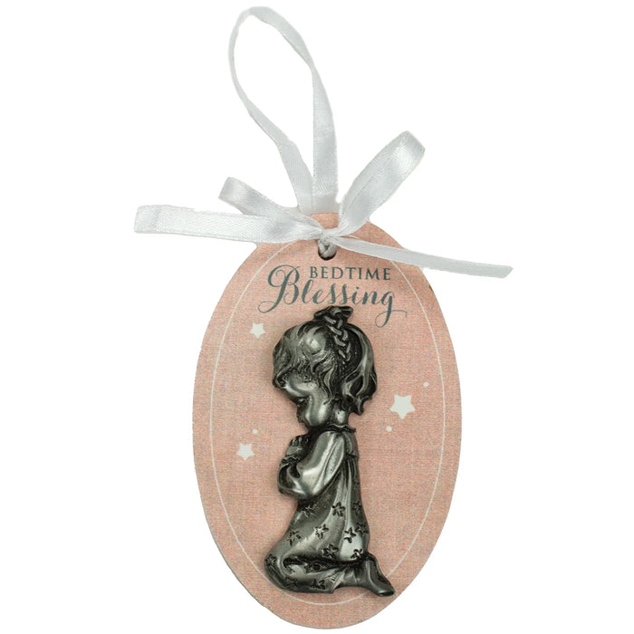 Praying Child Crib Ornament- Girl