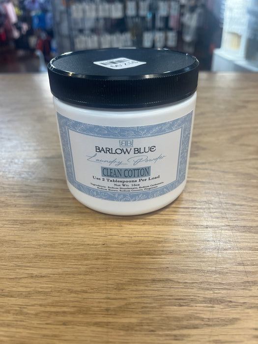 Barlow Blue Laundry Powder Detergent - Multiple Scents.  Available in 16oz & 32oz
