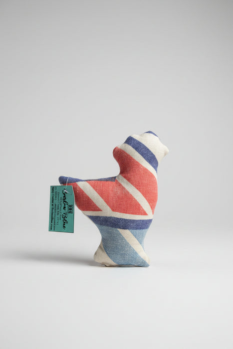 Miniature Hand Sewn Stuffed Chickens.  Made from Fun Fabric or Vintage Feed Sacks.