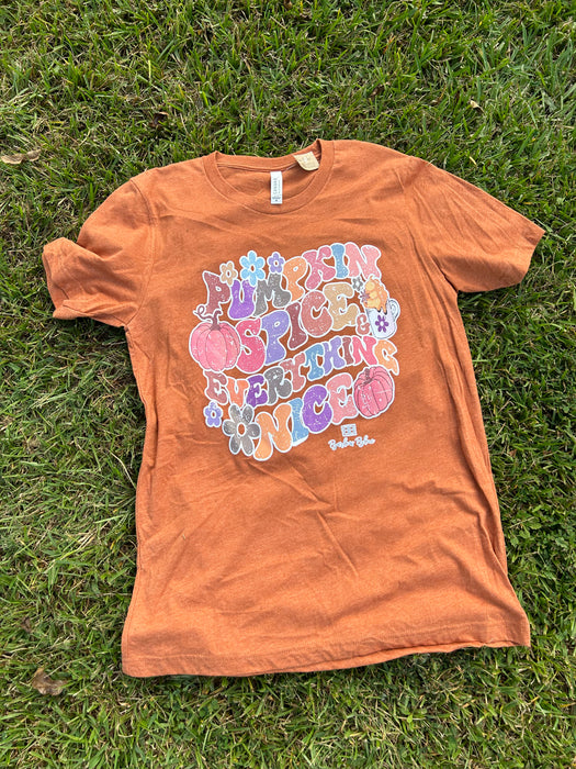 Pumpkin Spice Graphic Tee -3 Colors!