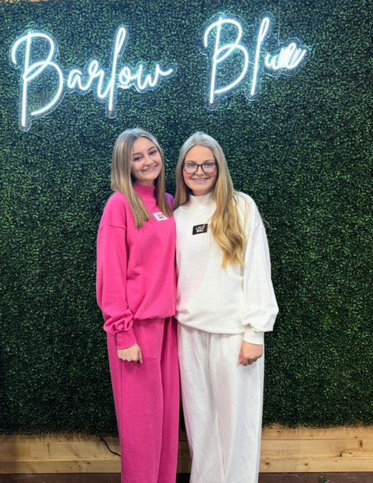 Adult White Lulu Mac Terry Cloth Pants.  THESE PANTS ARE OVERSIZED.  I sized down one size.  30% OFF!