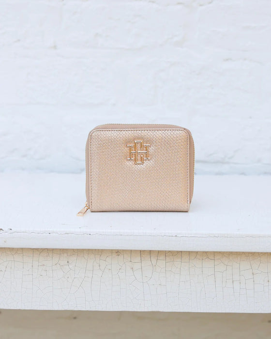 Blakely Wallet Woven Gold by Caroline Hill