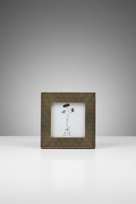 Bronze Dots 3x3 Picture Frame