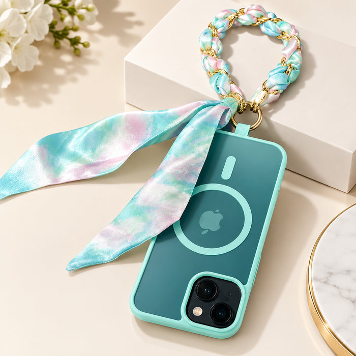 Wristlet Phone Holder, Keychain, & Bag Scarf