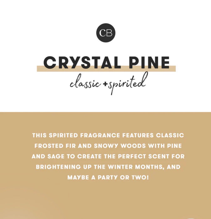 Crystal Pine Glimmer Mini Tin Candle