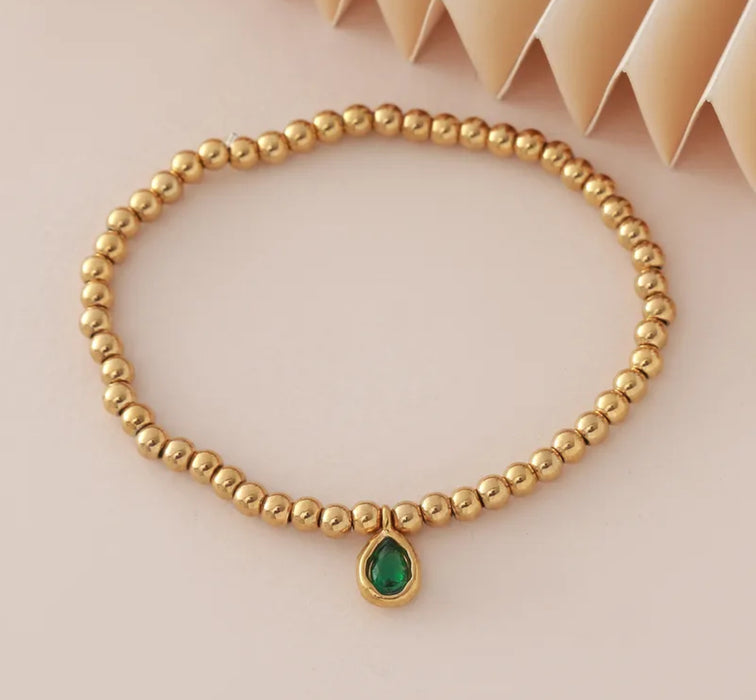 The Aura Drop Birthstone Bracelets (Waterproof)