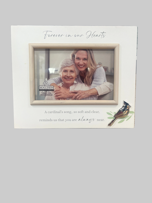 4x6 Forever in our Hearts Cardinal Frame