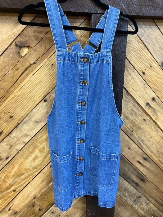 Denim Overall Dress