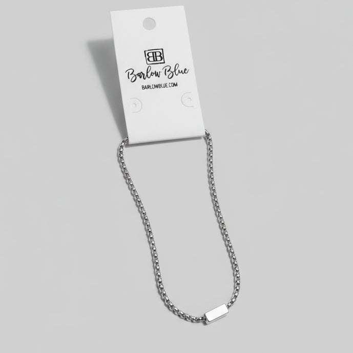 Minimalist Bar Chain Bracelet